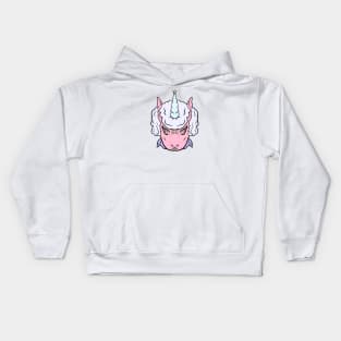 Unicorn Punk (pastel) Kids Hoodie